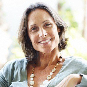 Senior woman with flawless smile