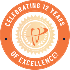 Celebrating 10 years of excellence badge